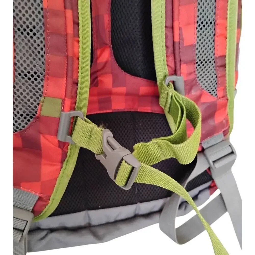 Lands End Kids Abstract Red Backpack